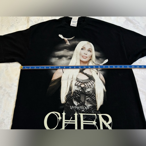 Cher “Living Proof” Farewell Tour 2002/03 Graphic T-Shirt | Unisex Size XL - Picture 6 of 7